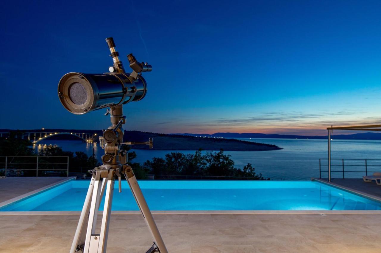 Luxury Villa Ostro With Pool & Krk Bridge View Kraljevica Luaran gambar