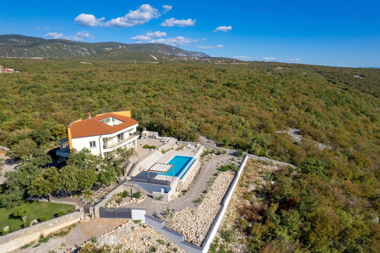 Luxury Villa Ostro With Pool & Krk Bridge View Kraljevica Luaran gambar