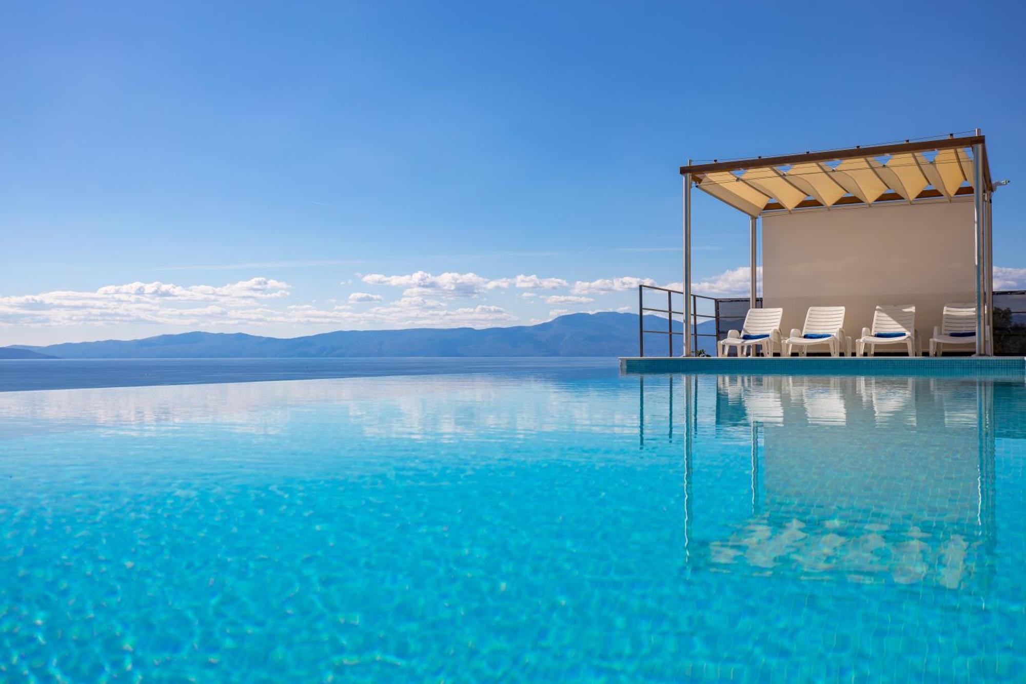 Luxury Villa Ostro With Pool & Krk Bridge View Kraljevica Luaran gambar