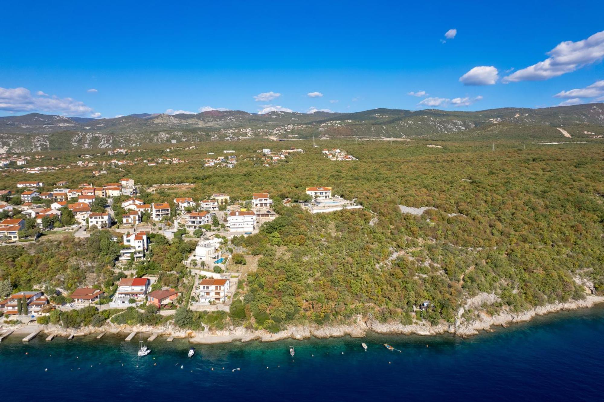 Luxury Villa Ostro With Pool & Krk Bridge View Kraljevica Luaran gambar